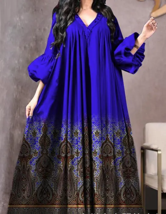 2022 New Vintage Ethnische Pailletten Stickerei Abaya Kleid Frauen Naher Osten Arabisch Oman Marok kanis cher Caftan Dubai Muslimische Kleidung