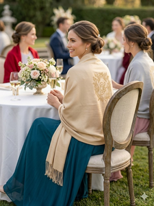 Sciarpe Classiche 2025, Pashmina per Matrimoni e Feste, Scialli e Coprispalle, Sciarpe Calde Effetto Cashmere per Autunno e Inverno - Product Image 6