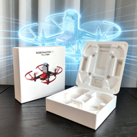 Caja de Embalaje de Papel Resistente a Impactos para Robot Volador Robomaster TT STEM, Caja de Almacenamiento de Aeronaves con Impresión de Marca Personalizada
