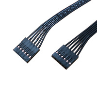 Cavo a nastro Dupont 2.0 personalizzato a 4-12 vie, a 2 file, con cavo piatto in rame, isolato in PVC, classificato IP68, per moto, DC30V