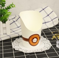 Gobelets jetables en papier kraft pour nouilles, biscuits, chewing-gum, frites, pop-corn, gaufres - Idéaux pour les plats à emporter, les fêtes et la pâtisserie