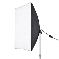 Boîte à lumière parapluie rectangulaire professionnelle 50x70cm pour la prise de vue en studio d'éclairage de photographie