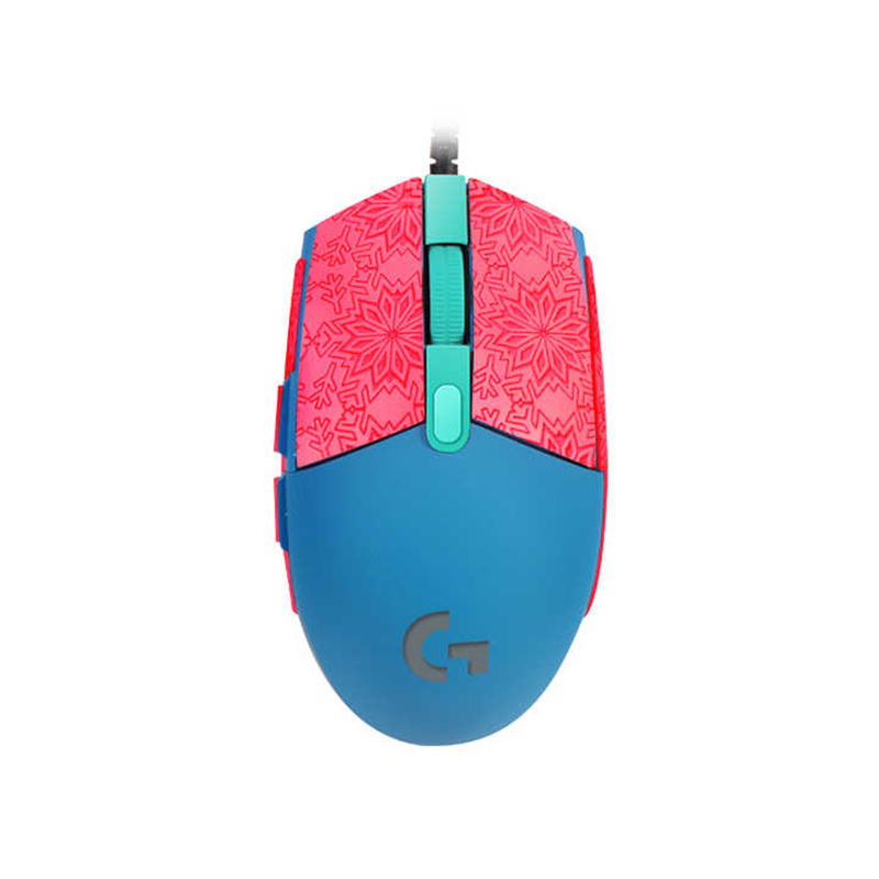 1pcs demi pack souris autocollant-Rose