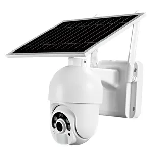 1080P Full HD WiFi 2mp Zoom Cctv Cam Solar Battery Powered PTZ Dome Video Surveillance Wifi IP Outdoor Camera With PIR