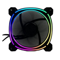 JNP Factory 5V ARGB 120mm Ventilateurs Gamer Système de refroidissement d'eau pour ordinateur Kit d'alimentation de jeu RGB Desktop Pc Cooling Fan