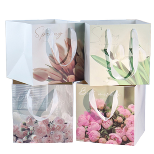 Chất Lượng Cao Tùy Chỉnh Cổ Điển Có Thể Tái Chế Kraft Túi Giấy Cho Quần Áo Thực Phẩm Giày Đóng Gói Tuyệt Vời Dập Nóng Bề Mặt Nghệ Thuật - Product Image 1