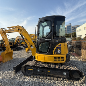Venta caliente de alta calidad usado Mini excavadora sobre orugas Komatsu PC55 5,5 toneladas peso precio barato - Product Image 6