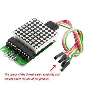 Dot LED Matrix Module MAX7219 LED Matrix Display 8*8 MCU <strong>Control</strong> Module for 5V <strong>Interface</strong> Output Input <strong>Common</strong> Cathode - Product Image 2
