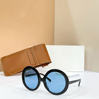 Nouvelles Lunettes de Soleil Tendance 2026 – Designer, Mode Femme, Verres Noirs, Grande Taille Ronde, Protection UV400, Idéales pour les Fêtes