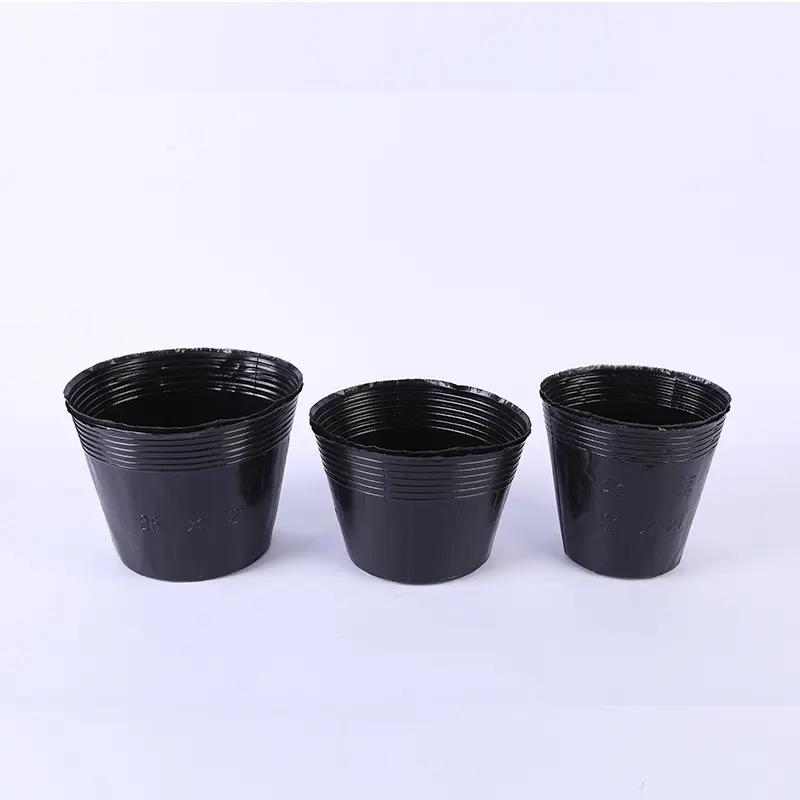 DESITA Factory Plastic Nutrition Cup Home Plant Nutrition Pot Venta al por mayor Black Thickened Garden Flower Nutrition Pot