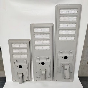 Lampadaire solaire LED 400W 6000K IP65 avec poteau et support en aluminium, éclairage extérieur pour routes et jardins avec un CRI élevé de 90 - Product Image 2