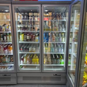 <span class=keywords><strong>Pepsi</strong></span> <span class=keywords><strong>Cola</strong></span> Equipo de refrigeración Doble puerta Stand up Display Nevera Compresor Refrigerador al aire libre - Product Image 1