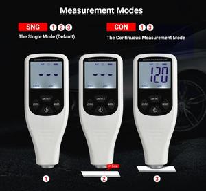 Độ dày lớp phủ đo 0.1Micron/0-1300 xe sơn phim Tester Công cụ đo lường TL-TC200 - Product Image 4