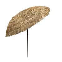 Hot Creative personnalisé 8Ft chaume Tiki parasol de plage en plein air Portable paille raphia Hawaii parapluie