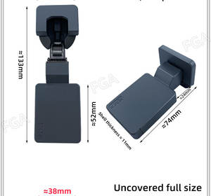 Bisagras Hidráulicas Ocultas Consun Auto Soft Close para Muebles de Cocina, Ajustables, Negras, con Cierre Suave - Product Image 5