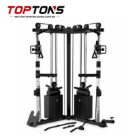 TOPTONS - Equipo de Entrenamiento Multifuncional para el Hogar, con Cable Cruzado, para Ejercicios de Sentadillas y Otras Actividades, Suministro Directo de Fábrica OEM