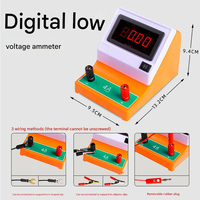 Physical Electromagnetism Teaching Equipment Experiments Aid Digital Low Voltage Ammeter Digital Voltmeter