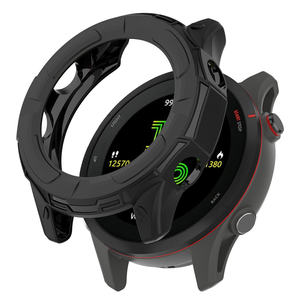 Coque en silicone pour <span class=keywords><strong>montre</strong></span> intelligente <span class=keywords><strong>Garmin</strong></span> <span class=keywords><strong>Forerunner</strong></span> 255 <span class=keywords><strong>255S</strong></span> 955, bracelet souple, protection pare-chocs, accessoires - Product Image 4