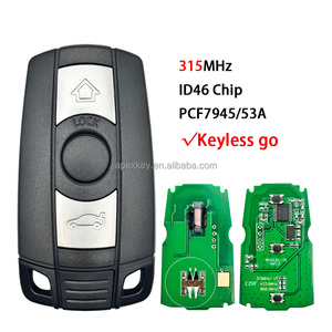 กุญแจอัจฉริยะรีโมท ID46 315MHz สำหรับ BMW 3/5 Series X6 X5 CAS3 Z4 E70รถยนต์ความสะดวกสบายในการเข้าถึงแบบแฮนด์ฟรี - Product Image 1