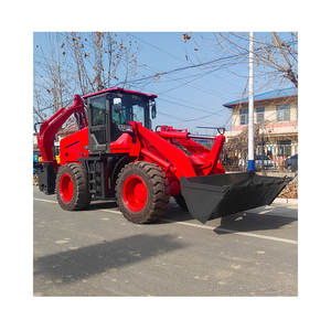 Everstar Mini pelle rétrocaveuse chargeuse 4x4 à vente chaude, de haute qualité, certifiée CE EPA, moteur, boîte de vitesses, haute efficacité, 0,4 m - Product Image 3