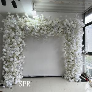 SPR <span class=keywords><strong>Arche</strong></span> Florale de Roses Finie Taille Personnalisée pour Mariage, Naissance, Fête, Événement, Décorations de Fond - Product Image 3