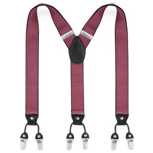 Bretelles classiques LK Fashion Y-Back à 6 clips en polyester/élastodiène/élastique avec boucle en fer 3,5x120cm – Grande Vente Hommes Femmes Usage Quotidien - Product Image 6