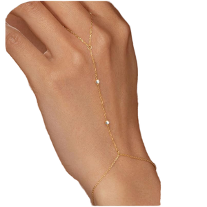 Set di Gioielli Coreani 2026: Bracciali a Catena Cubana e Graffetta Impilabili Placcati in Oro 18K, Regolabili, per Donne - Product Image 1