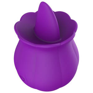 Caja Personalizada Gratis - Juguete Sexual para Mujeres Adultas, Vibrador Multifuncional para Clítoris, Estimulador de Pezón con Forma de Rosa que Simula Lamidas de Lengua y Punto G - Product Image 2