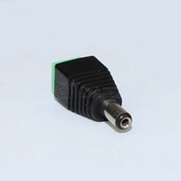 Prise cc 5521 5.5X2.1MM connecteur mâle DC 2.1MM prise BNC CCTV prise avec borne de couleur verte 2Way 10A pour Audio