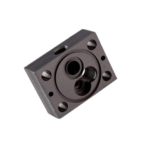 Service de fabrication CNC personnalisé à Dongguan, bloc de connexion carré multifonction en aluminium de précision