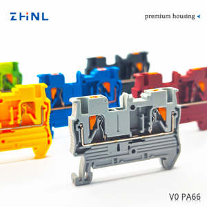 Pt2.5 Push-In Kabel Veer Type Koperen Draad Elektrische Terminal Blok Connector Din Rail Terminal Blok - Product Image 4