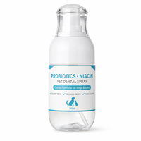 Spray Nettoyant Anti-Tartre et Plaque Dentaire à Base d'Extraits Végétaux et Probiotiques pour Chiens et Chats – Soin Dentaire Sans Brosse pour une Haleine Fraîche et des Dents Propres