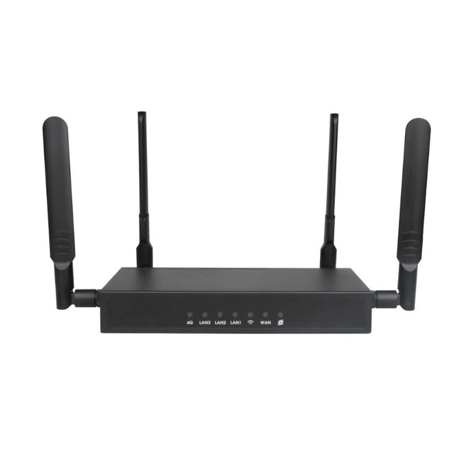 FTTH  dual SIM Router Wired Home Mini 4-Port Broadband ROS Soft Router Router Onu