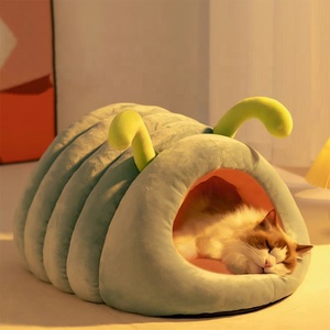 四季通用宠物用品可爱舒适狗屋毛绒猫洞安全睡猫狗窝 - Product Image 3