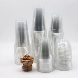 Custom Printed Biodegradable Disposable Clear 14Oz 16Oz 18oz 24Oz Beverage Ice Cream Bubble Boba Tea <b>Cold</b> Coffee Plastic Pla <b>Cup</b> - Product Image 1