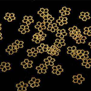 TSZS Venta Caliente 10000 Unids/Bolsa 3D Hueco Metal Nail Stud Oro Plata Remache Mariposa Mezclado Metal Rebanada para Nail Art Rhinestones - Product Image 2