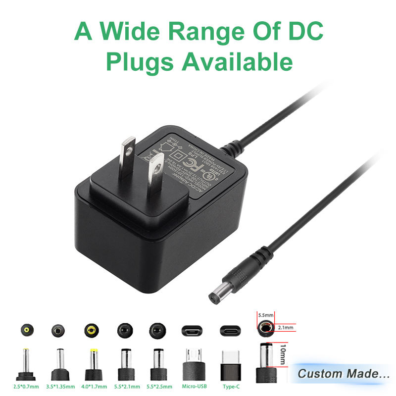 For AC 100-240V to DC 5V-24V 0.5A-8A Plug in Multi-Plug DC Power Supply ...