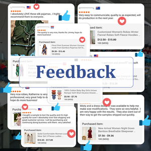 طقم بيجامة قطنية بأكمام طويلة مع طباعة مخصصة، ملابس نوم مع حواف مزخرفة، ملابس منزلية من المودال، بيجامات من الخيزران للنساء - Product Image 6