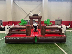 Toro Mecánico para Adultos para Exteriores, Juego Inflable de Rodeo, Colchoneta Inflable para Toro Mecánico - Product Image 6