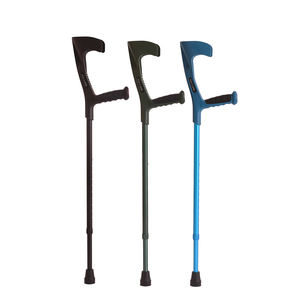Par de <span class=keywords><strong>Muletas</strong></span> de Antebrazo para Adultos, Ligeras y Ajustables, con Empuñaduras de Goma, Agarre Cómodo y Resistentes al Desgaste - Product Image 1