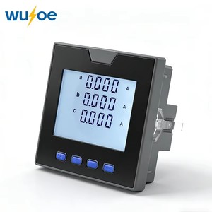 Meter Arus Digital Tiga Fasa Presisi Tinggi Kelas 0.5 Cerdas 96*96 untuk Pemasangan Panel dengan Layar LED - Product Image 1