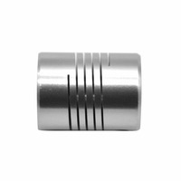 Kopling Encoder Paduan Aluminium CNC Buatan Pabrik di Cina, Fleksibel untuk Printer 3D DIY dan Motor Stepper
