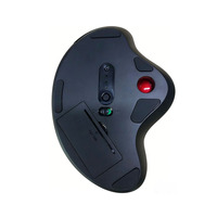 Souris sans fil de haute qualité à 7 boutons 2,4G + BT double mode, rechargeable, ergonomique pour droitiers, avec trackball