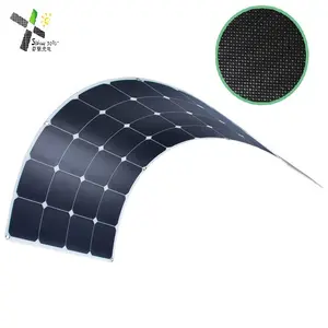 Factory wholesale sunpower ETFE 100w 110w 120w semi flexible solar panel
