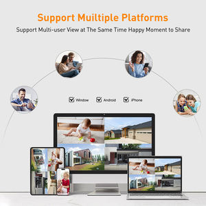 V380 RV2-WiFi PTZ Buitenbeveiligingscamera Dubbele 1MP Nachtzicht Groothoek CMOS Bewegingsdetectie Ingebouwde Microfoon Tweerichtingscommunicatie Cloud - Product Image 6