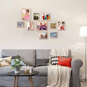 Khung Ảnh <span class=keywords><strong>MDF</strong></span> Vuông Gỗ Mộc Mạc Đặt Làm Theo Yêu Cầu Của Nhà Sản Xuất Khung Ảnh 4X4 - Product Image 3