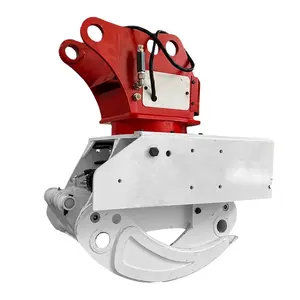 Bestes Preis-Leistungs-Verhältnis Bagger Baumschneider Clamp-Säge Hydraulischer Blockhaken-Säge Holz rotierende Holzgreifer-Sägen