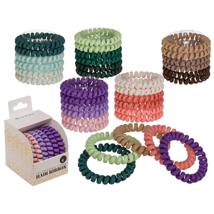 Cinta para el pelo en espiral, cable de teléfono, mate, - Product Image 1