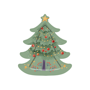 Juego de Vajilla Personalizado DAMAI con Forma de Árbol de Navidad, Juego de Platos y Vasos de Papel con Diseño de Cascanueces Navideño - Product Image 4