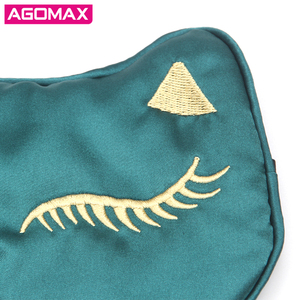 Masque de sommeil en satin soyeux de qualité supérieure, avec rembourrage super doux et sangle élastique - Product Image 4